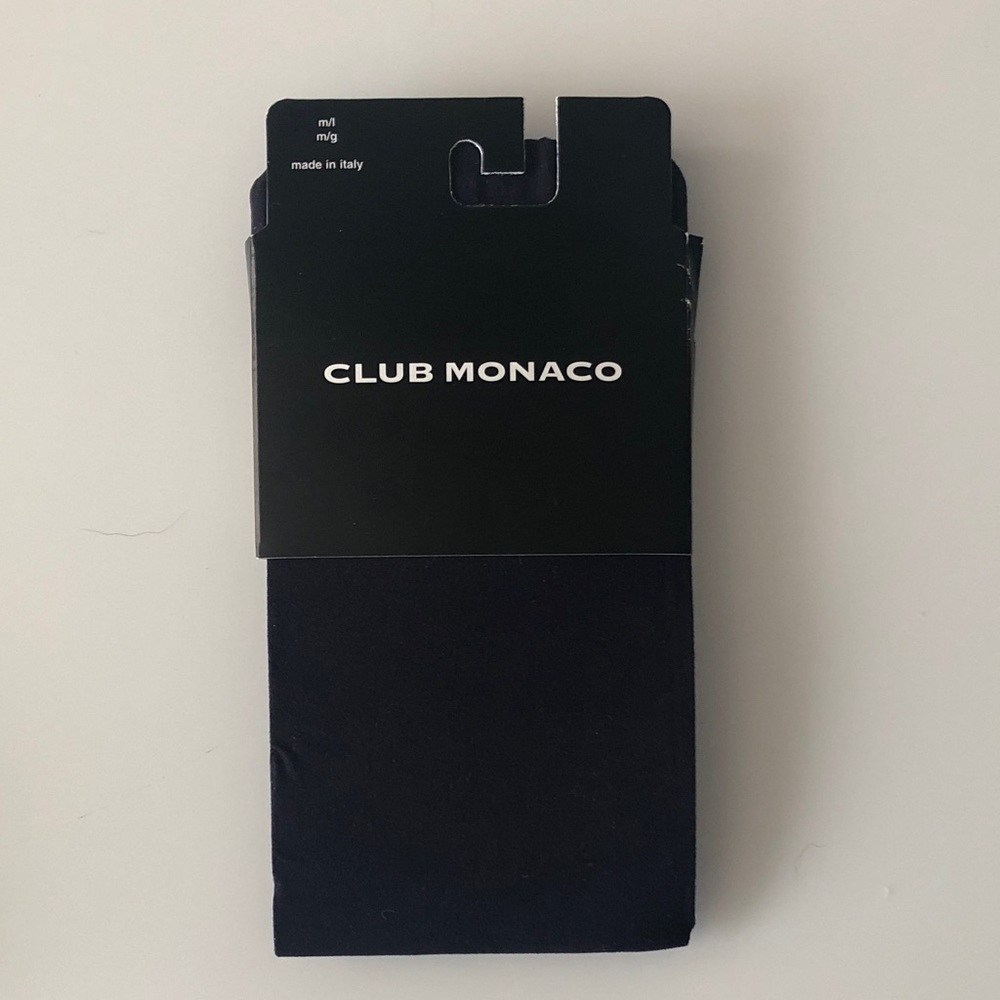 NWT Club Monaco Opaque Hosiery in color Violet.